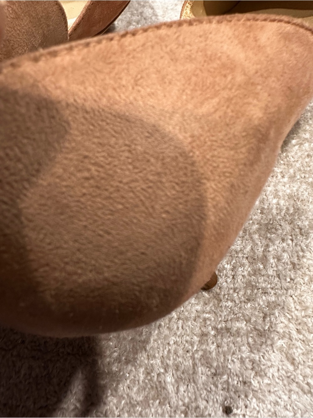 Zara Rust Brown Pointed D'Orsay Flats - Picture 7 of 10